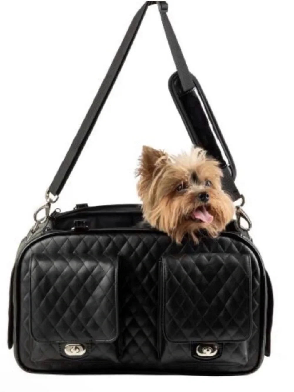Pet Carrier Quilted Shoulder Travel Carrier - Airline Approved Petote Marlee